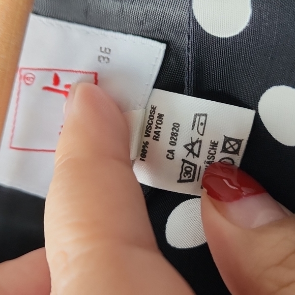 Vintage Mondi Polka Dot Fitted Dress - Picture 5 of 9